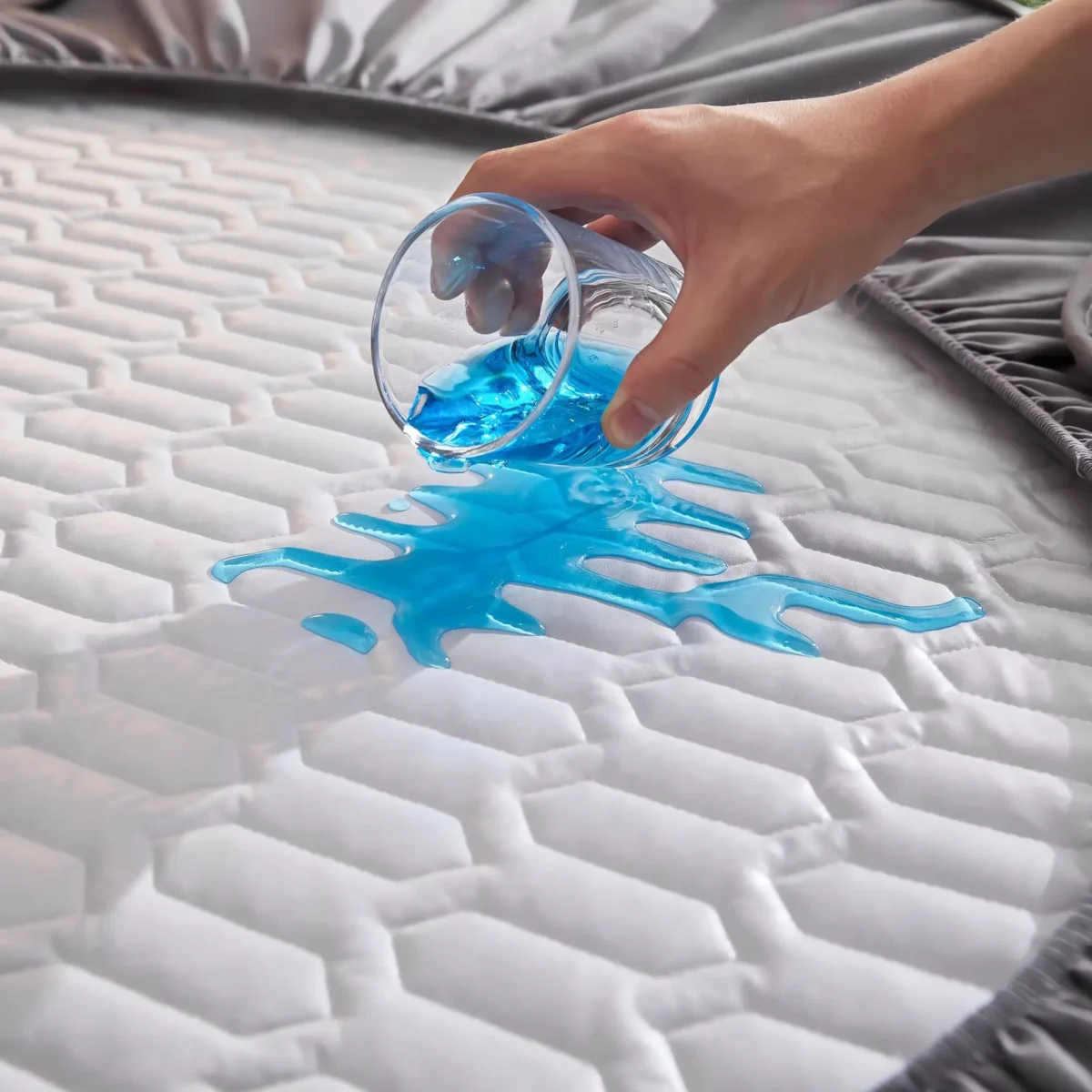 Thicken Mattress Pad Protector Adjustable Fitted Sheets Bed Covers Anti-bacterial Pad for Bed Waterproof Mattress Cover 2023 New - Image 5