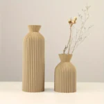 Elegant Black Plastic Vase - Boho Chic Decorative Centerpiece for Home, Office, and Living Room - Image 3