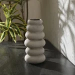 Elegant 20.2 CM Floral Ceramic Vase - Handmade Charm for Any Space