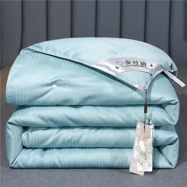 Natural Mulberry Silk Duvet Luxury Queen King Size Comforter Summer Winter Quilt Single Couple Bedding Filler Bedding