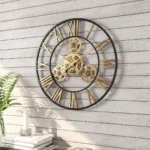 50/60CM New 2025 Creative Wall Clock Retro Iron Gear Wall Clock Living Room Study Decoration Wall Art Clock reloj de pared - Image 5