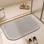 Bathroom Carpet Water-absorbent Toilet Non-slip Floor Mats Soft Diatom Mud Absorbent Doormat Home Decoration Bath Mat 욕실 미끄럼방지 - Image 3
