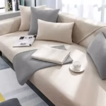 Simplized Solid Chenille Sofa Cover for Living Room Non-Slip Sofa Cushion Cover Four Seasons Universal Couch Protector Covers - Image 6
