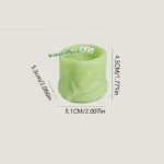 Bamboo Aromatherapy Candle Atmosphere Gift Fragrance Candle Hand Gift Bamboo News Safe Creative Design Wax Green Bamboo Fragranc - Image 6