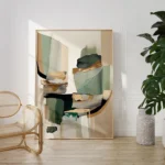 Wabi Sabi Minimalist Abstract Canvas Prints for Elegant Spaces