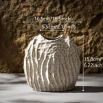 OasinNordic Ceramic Vase Modern Art Boho INS Home Decoration Accessories Table Centerpiece Living Room Office Decor - Image 5