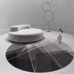VIKAMA Crystal Velvet Round Carpet Light Luxury Office Desk Chair Non-Slip Mat Table Study Large Area Carpet Bedroom Decoration - Image 3
