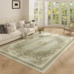 Luxury Green Bedroom Decor Bedside Plush Carpet Fluffy Soft Floor Mat Home Washable Study Rug Large Area Carpets for Living Room