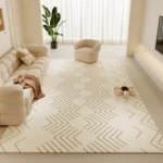 Cream Style Bedroom Decor Plush Carpet Large Area Carpets for Living Room Thickend Washable Cloakroom Rug Fluffy Soft Lounge Mat - Image 2