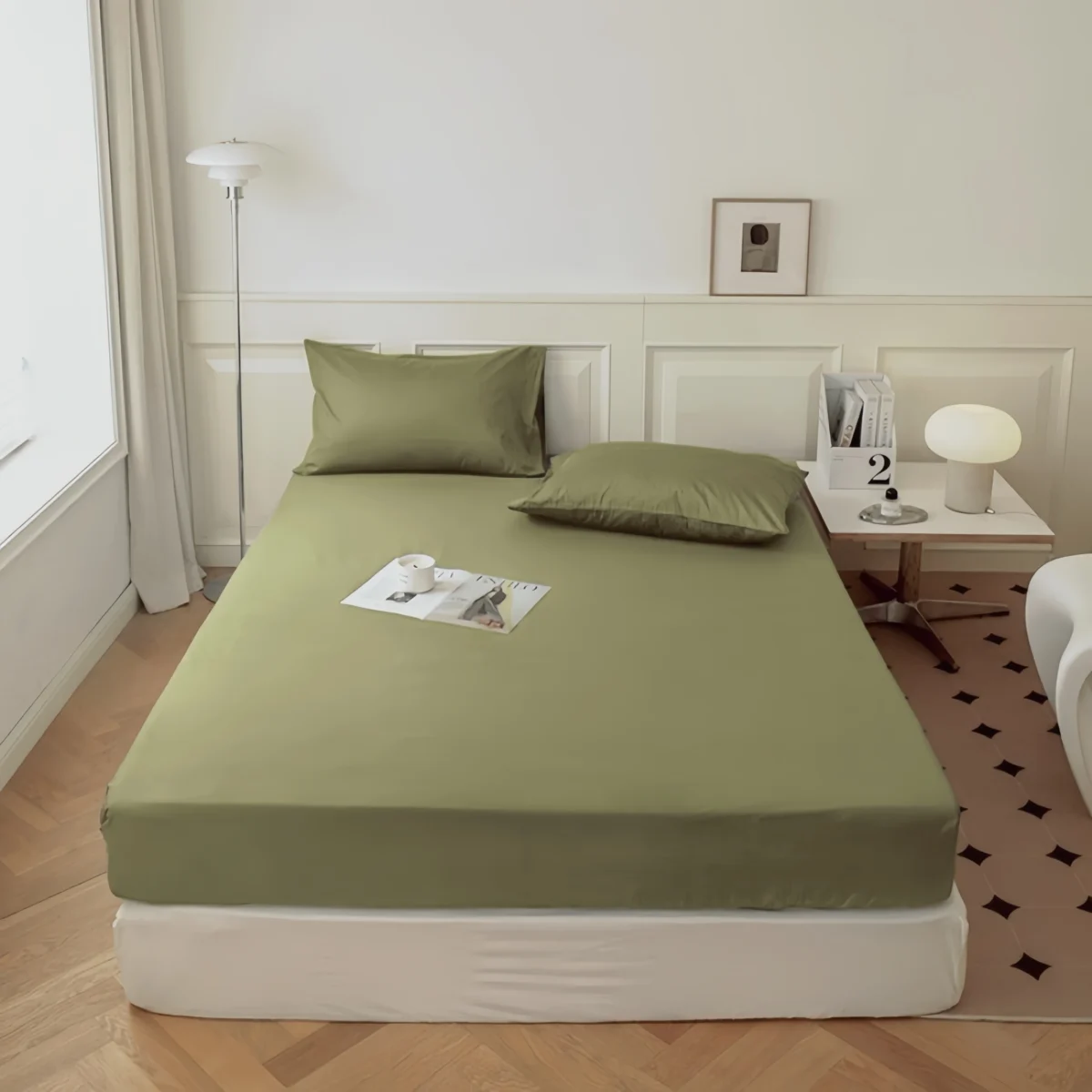 Kuup High Quality Fitted Sheet 90/180/150x200 Cm Elastic Band Mattress Cover Bed Sheet Queen King Size No Pillowcases Included - Image 3