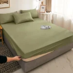 Kuup High Quality Fitted Sheet 90/180/150x200 Cm Elastic Band Mattress Cover Bed Sheet Queen King Size No Pillowcases Included - Image 4