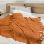 Modern Simple Knitted Blanket For Bed Super Cozy Sofa Cover Household Throw Blanket Office Nap Cover Luxury Bed Tail Towel Shawl - Image 4