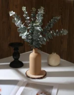 Ceramic Neutral Vase Set for Farmhouse Home Decor, Rustic Decorative Vases for Boho Living Room Centerpieces, Entryway Decoratio - Image 3