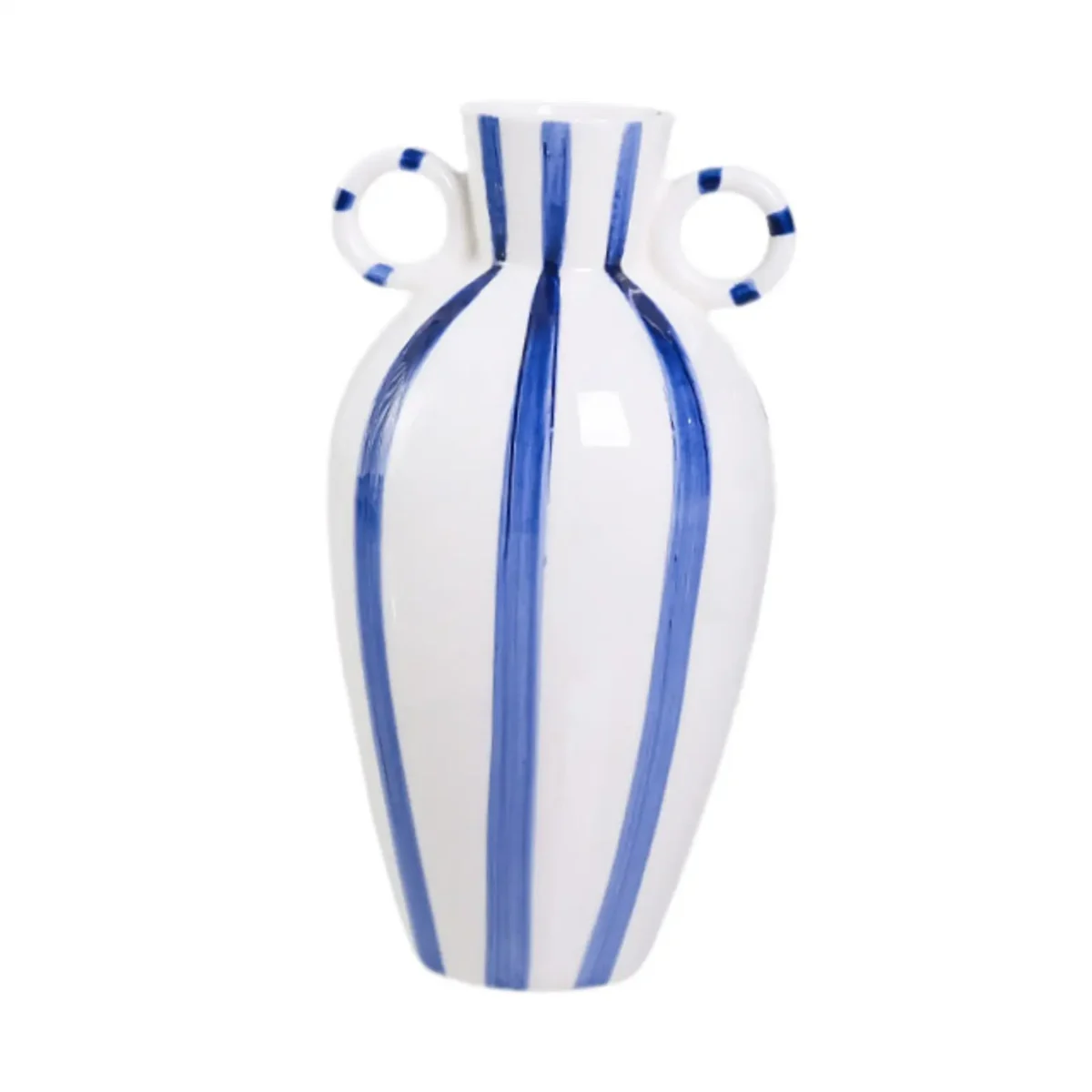 Boho Ceramic Vase Flower Arrangement Display for Kitchen Farmhouse Indoor - Image 3