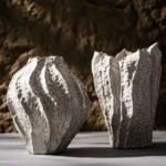 OasinNordic Irregular Ceramic Vase for Pampas Grass Home Bedroom Living Room Table Centerpiece Decoration Accessories Desk - Image 4