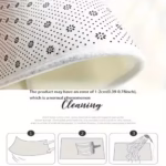 MINISO Rainbow Care Bear Themed Round Rug for Bedroom Decor Nursery Soft Rug Kid's Crawling Playmat Children's Room Floor Mat - Image 5