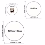 Wild Safari Animal Floor Mat Giraffe Lion Rug for Kids Room Soft Carpet Nursery Playroom Decor Jungle Theme Design Easter - Image 4