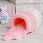 Hot honey pot nest cute cat nest Autumn and winter soft and comfortable thick warm cartoon pet nest - Image 2