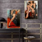 Abstract Nude Sexy Women Money Popular Graffiti Art Hip Poster Printing Canvas Painting Bedroom Hotel Home Decoration Picture - Image 5