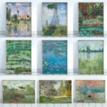 Monet Abstract Landscape Art Canvas Prints Painting Wall Art Famous Monet Posters Home Decoration Living Room Bedroom Decor Gift - Image 3