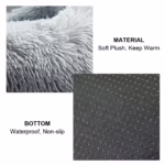 Super Cat Bed Warm Sleeping Cat Nest Soft Long Pluh Best Pet Dog Bed Super Soft Cat Bed Dog Cat Product Accessories Dog Bed Sofa - Image 3
