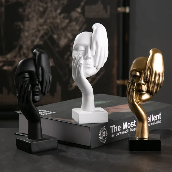 European crafts ornaments simple abstract figure sculpture office living room sculpture art decorations