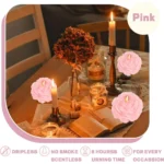 12Pcs Peony Scented Candle Flower Aromatic Candles Paraffin Wax Aromatic Candle Wedding Gift Party Home Valentine Gift - Image 5