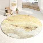 Modern Luxury Rugs for Bedroom Fluffy Soft Living Room Decoration Carpet Minimalist Abstraction Lounge Rug Round Plush Floor Mat - Image 2