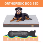 Dog Bed M L XL 2XL 3XL Waterproof Orthopedic Pet Bed Cushion for Indoor Dog Crate Kennels Mat with Washable Cover - Image 5