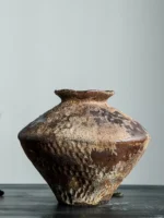 Jingdezhen Quiet Wind Zen Decorations Large and Coarse Pottery Pot Hand Arranging Retro Porcelain Vases - Image 5