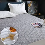 Waterproof Mattress Pad Cover Breathable Washable Bedspreads Healthy Anti-bacteria Bedspread On The Bed Fitted Double Bed Sheets - Image 4