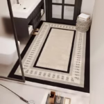 Carpet in The Bathroom Mat Absorbent Non-slip Floor Mats Home Decoration Bath Rug Toilet Large Area Rugs Коврик Для Ванной 욕실 매트