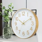 12 Inch simple Artistic Style Wall Clock Non-ticking Wall Clock for Office Hotel Shops Cafe Decor living room sending friend