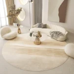 Nordic Style Carpets for Living Room Minimalist Bedroom Decor Round Carpet Large Area Plush Floor Mat Fluffy Soft Lounge Rug