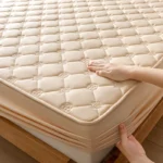 Premium Waterproof Mattress Protector Cover,Fitted Sheet - Hypoallergenic, Breathable, Ensures a Dry Comfortable Night's Sleep - Image 4