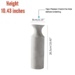 Straight Body Retro Style Ceramic Vase for Home Decor Flower Arrangement Elegant Handmade Pottery Centerpiece Wedding Gift - Image 6