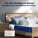 Invisible Bed Sheet Holder Clips No Slip Needle Free Grippers Secure Safe Bedding Anti-Shift Fasteners for Home/Crib/Elderly Bed - Image 3