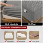 Safe Waterproof Mattress Cover Protector Soft Comfortable Breathable Printing Bedding Mattress Bed Cover Fitted Machine Washable - Image 3