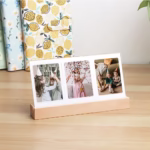 3 in 1 Photo Frame Instant Camera Acrylic LED Light 3 inch Picture Holder Photo Table for Fujifilm/Polaroid Desktop Decor - Image 3