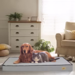 L-3XL Dog Bed Orthopedic Pet Calming Bed Soft Sponge Foam Base Dog Crate Kennels Mat with Removable Cover - Image 3