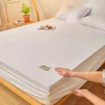 Fitted Bed Sheet Luxury Egyptian Pure Cotton Mattress Cover Bedspreads Elastic Bed Linens Soft Bedsheet (Pillowcase Can Order) - Image 3