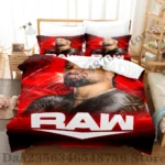 2025 Jey USO Bedding Set Single Twin Full Queen King Size Bed Set Adult Kid Bedroom Duvetcover Sets Anime Bed Sheet Set - Image 4