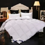 95% Cotton White Goose/Duck Down Duvet Goose Bed Velvet Comforter Queen King Feather Quilts Winter Keep Warm Cotton Shell Quilt