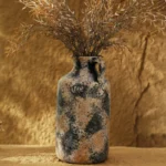 Home Decoration Ceramic Vase 25.8CM High Vintage Style Vases For Flowers Ceramics & Pottery Flower Bottle