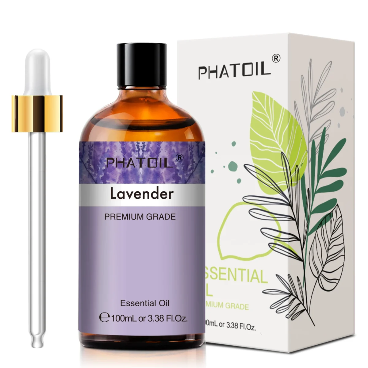 PHATOIL 100ml Eucalyptus Essential Oil For Skin Lavender Vanilla Jasmine Lemon Bergamot Aroma Oil for Aromatherapy Candle Making - Image 4