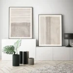 Abstract Beige Gray Posters Prints Minimalist Line Canvas Painting Wall Art Pictures Interior for Living Room Home Decor - Image 2