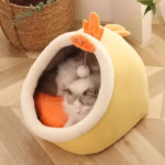 Warm Cats Bed Cute Cats House Kitten Lounger Cushion for Small Pet Sleep Tent Washable Cats Sleeping Bag Soft Dogs Basket Cave - Image 6