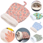 Pet Sleeping Bag Winter Warm Soft Plush Semi Enclosed Cat Nest Sleeping Bag Home Cat and Dog Comfortable Bed Accessories - Image 2