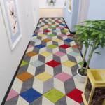 Geometry Corridor Hallway Carpet Runner Long Runner Decor 3D Carpets Living Room Area Rug Kitchen Mat Floor Rug Entrance Doormat - Image 4