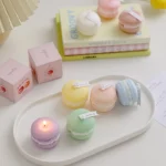Macaron Aromatherapy Candle Photo Prop Diy Birthday Gift Fragrance Candle Perfume Scent Creative Gift - Image 3